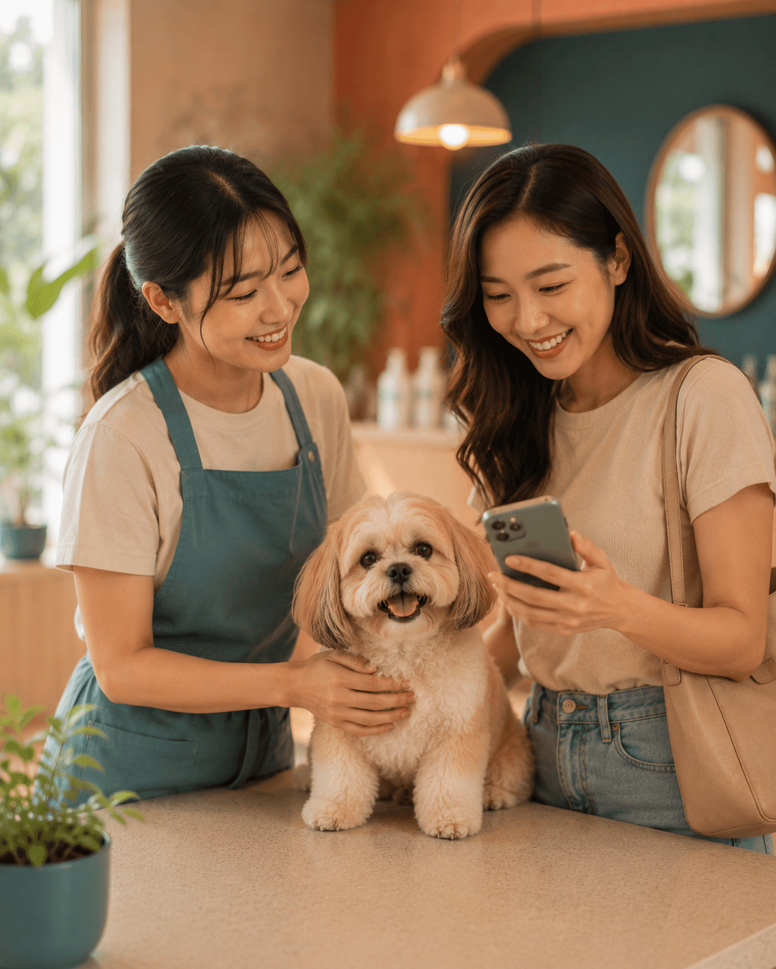 ร้านกรูมมิ่งอบอุ่นกับน้องหมาและเจ้าของที่ยิ้มแย้ม