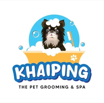 โลโก้ร้าน Khaiping เดอะ เพ็ท กรูมมิ่ง แอนด์ สปา
